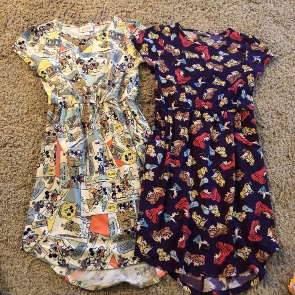 Lularoe nwot dresses kids size 10